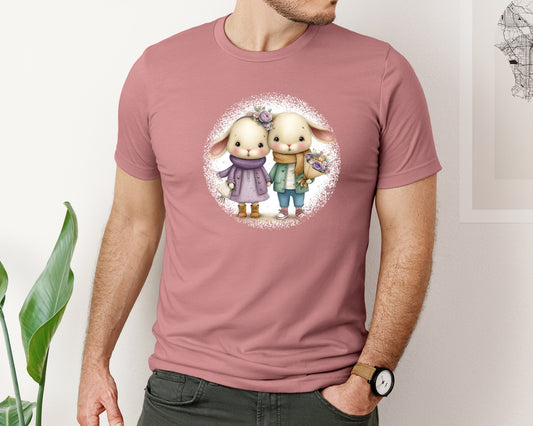 Couple Animals Round Tshirt 37 Graphic T-Shirt