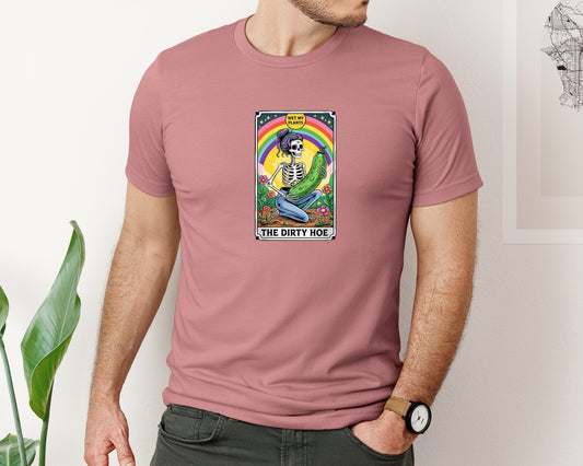 The Dirty Hoe Naughty Skeleton Graphic T-Shirt