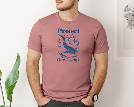 Summer Ocean Conservation Graphic T-Shirt