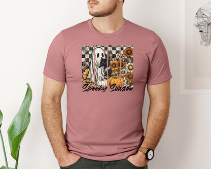 brand:Bella Canvas|color:Heather Mauve|Spooky Season Halloween 38 Graphic T-Shirt