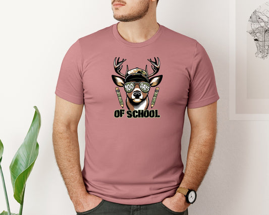 Boys 100 Days Of School Graphic T-Shirt