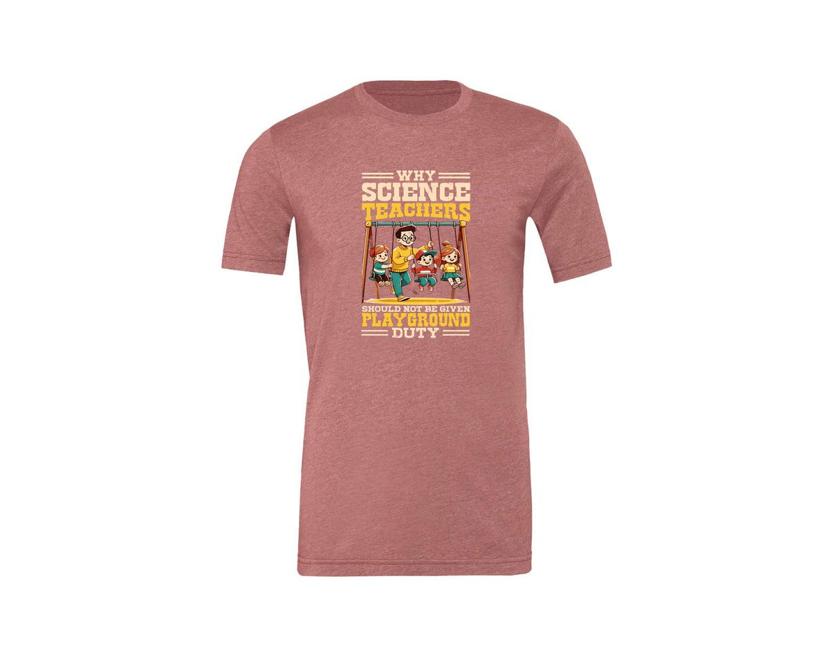 brand:Generic|color:Heather Mauve|Funny Science Teacher T Shirt Graphic T-Shirt