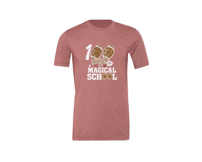 brand:Generic|color:Heather Mauve|Happy 100 Days Of School T Shirt Design 30 Graphic T-Shirt