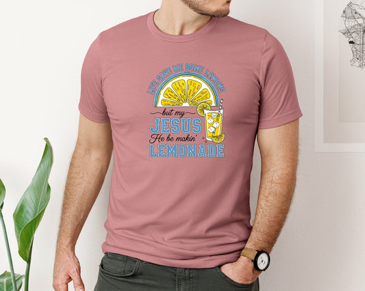 Jesus Lemonade Christian Graphic T-Shirt