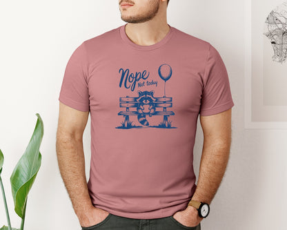 brand:Bella Canvas|color:Heather Mauve|Nope Not Today Design 56 Graphic T-Shirt