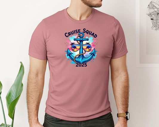 Summer Beach Cruise Squad 2025 Graphic T-Shirt