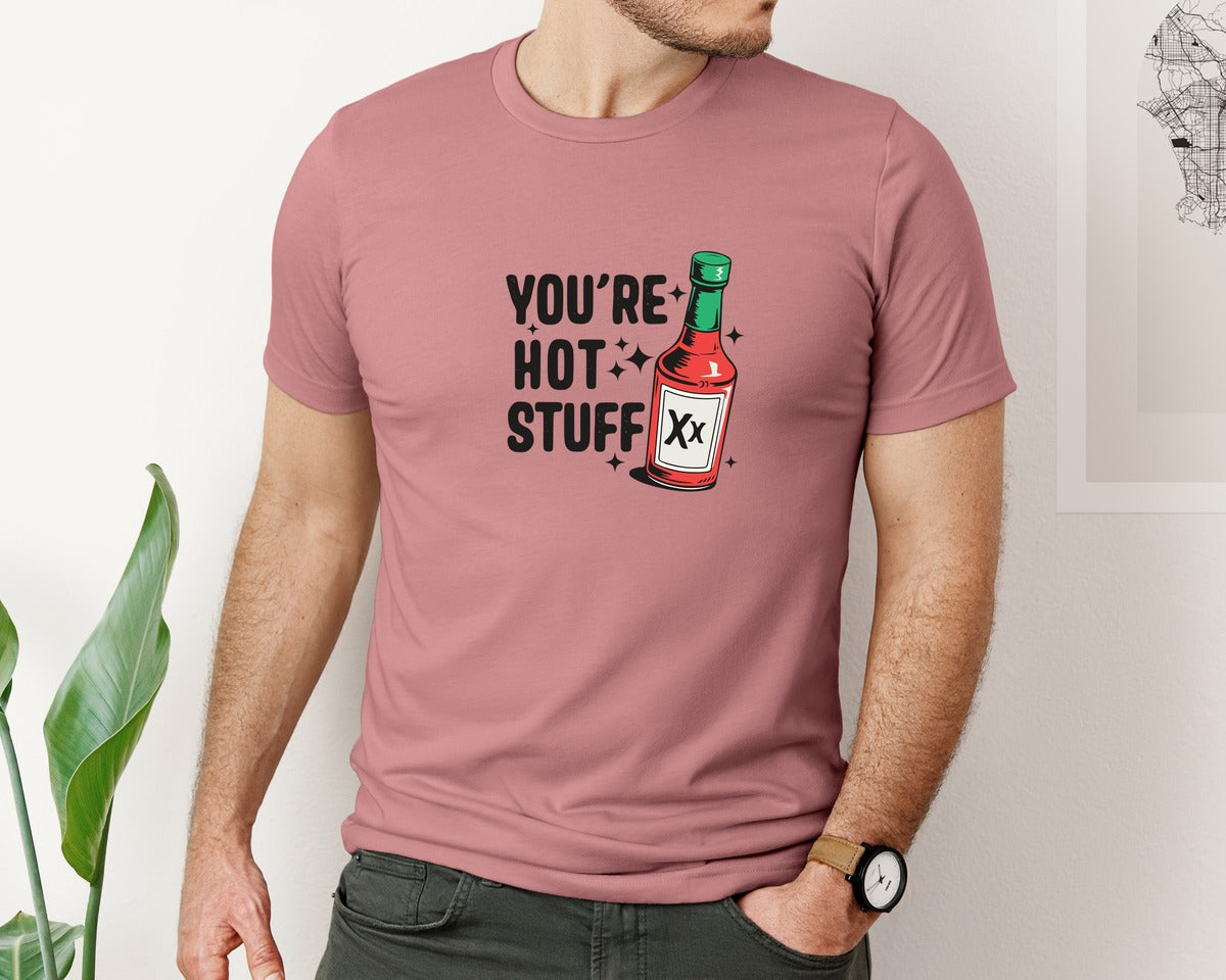 brand:Bella Canvas|color:Heather Mauve|Retro Valentines Day 13 Graphic T-Shirt