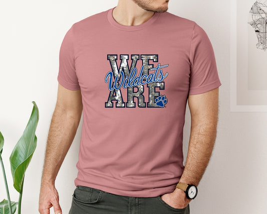 We Are Wildcats School Spirit Graphic T-Shirt