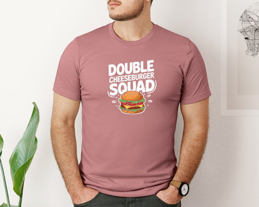 Double Cheeseburger Squad T Shirt Design 2 Graphic T-Shirt