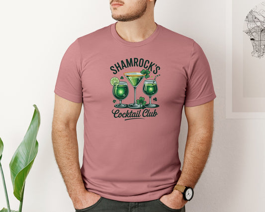 Shamrocks Cocktail Club T Shirt Graphic T-Shirt