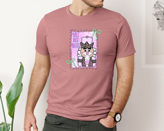 Christmas Nutcracker Doodle Frame Graphic T-Shirt