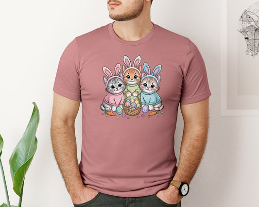 Easter Bunny Hand Painted Bunny Graphic T-Shirt