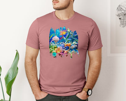 brand:Bella Canvas|color:Heather Mauve|Cruise T Shirt Design Graphic T-Shirt