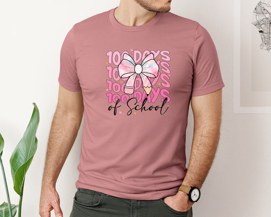 100 Days Of School Teacher Shirt Graphic T-Shirt