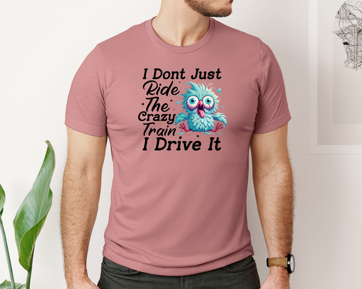 brand:Bella Canvas|color:Heather Mauve|Funny Funny Graphic T-Shirt