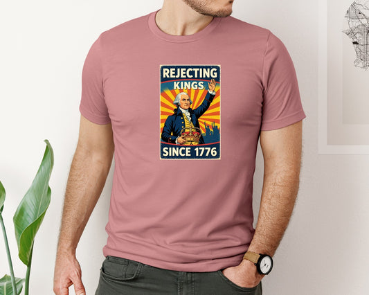 No King George Washington Rejecting Graphic T-Shirt