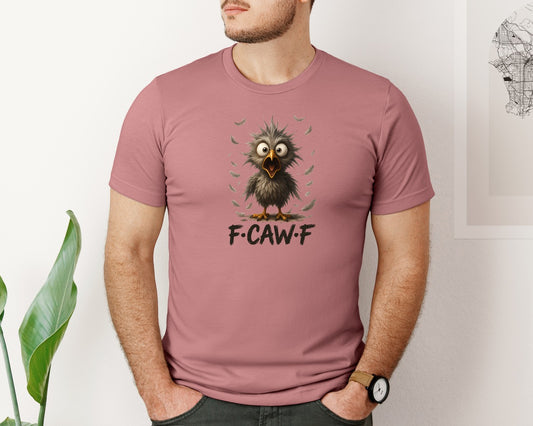 Funny Baby Chicken F Caw F Chick Graphic T-Shirt