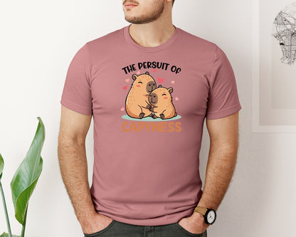 brand:Bella Canvas|color:Heather Mauve|Cute Capybara T Shirt Design 3 Graphic T-Shirt