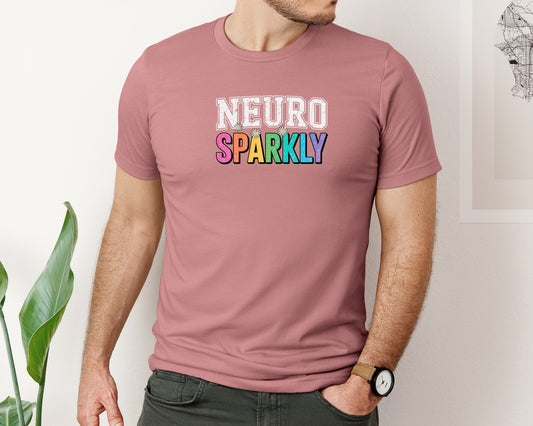 Neuro Sparkly Autism Spectrum Adhd Graphic T-Shirt