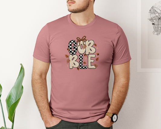 Yarn Crochet Gobble Coquette Shirt Graphic T-Shirt