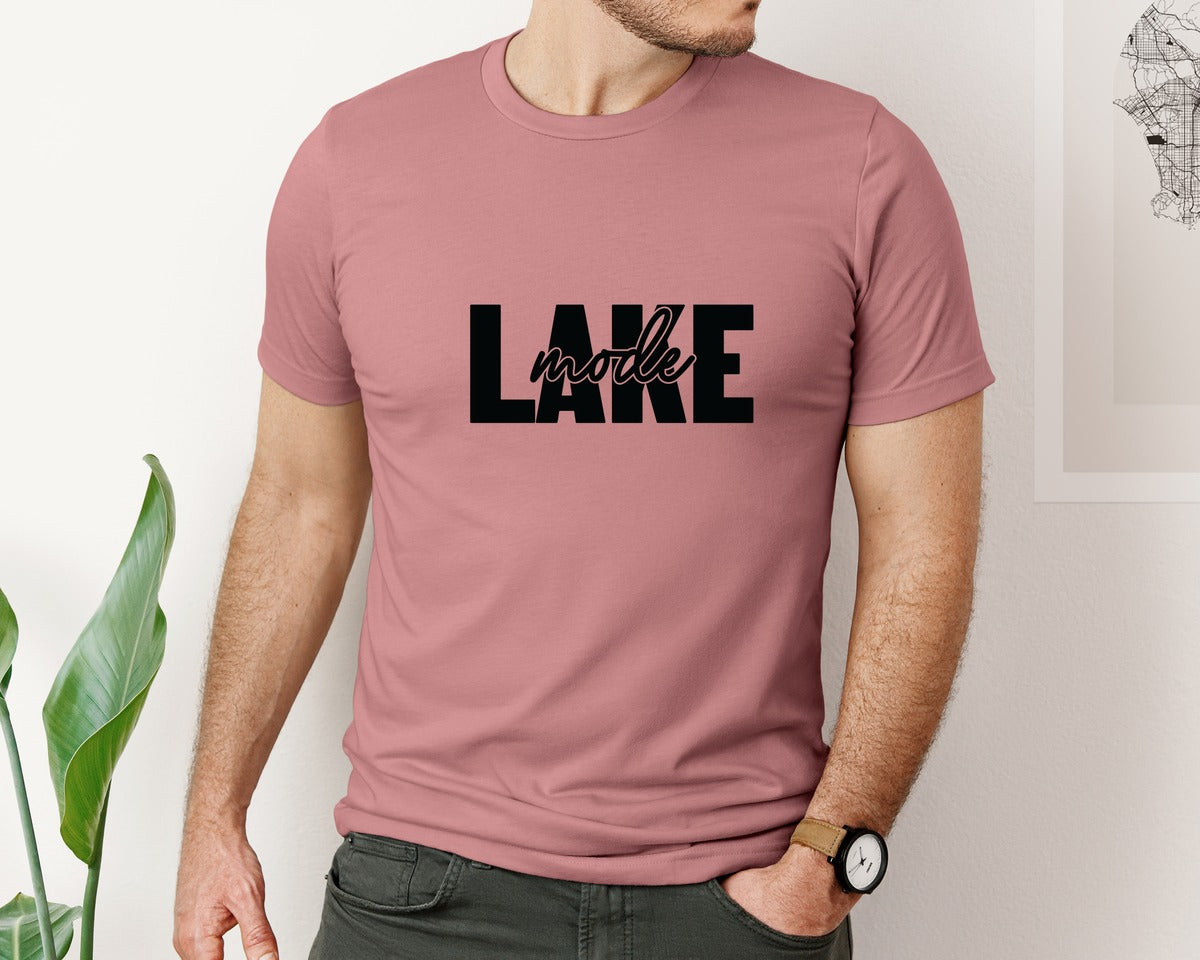 brand:Bella Canvas|color:Heather Mauve|Lake Mode 26 Graphic T-Shirt