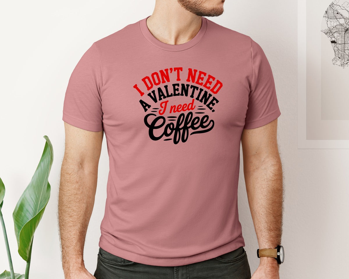 brand:Bella Canvas|color:Heather Mauve|Valentines Design 35 Graphic T-Shirt