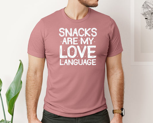 Snacks Are My Love Language 8 Graphic T-Shirt