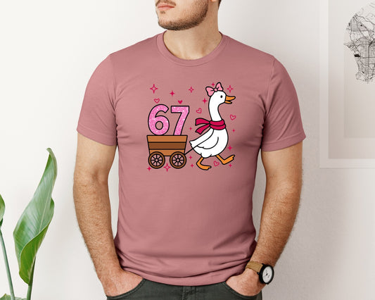 Valentine Goose Number 67 Graphic T-Shirt