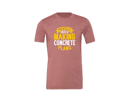 brand:Generic|color:Heather Mauve|Architect Architecture T Shirt Design 68 Graphic T-Shirt
