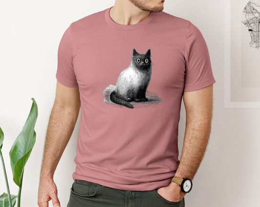 Halloween Ghost And Cat 12 Graphic T-Shirt