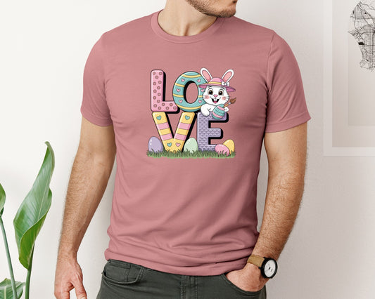 Love Easter Bunny Easter Day Graphic T-Shirt