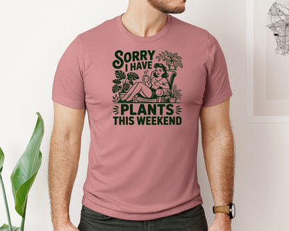 brand:Bella Canvas|color:Heather Mauve|Funny Plant Lover Plant Lady 10 Graphic T-Shirt