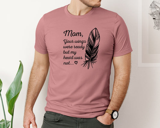 Mom In Heaven T Shirt Design Vector Graphic T-Shirt