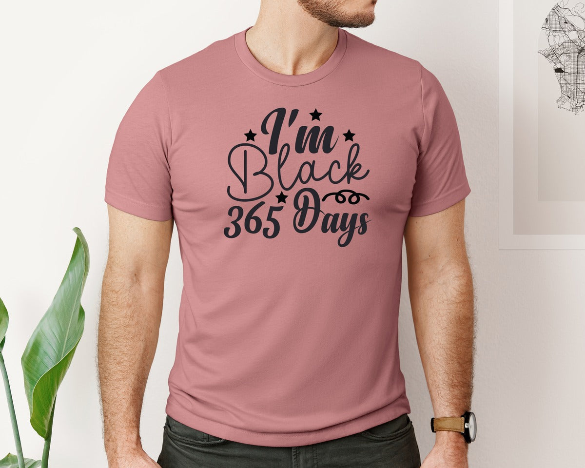 brand:Bella Canvas|color:Heather Mauve|Black History Month Design Im Blac Graphic T-Shirt