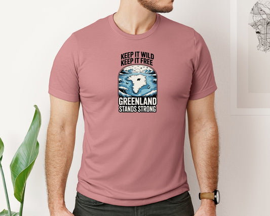 Keep It Wild Keep It Free Greenland Graphic T-Shirt