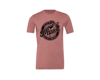 brand:Generic|color:Heather Mauve|Gulf Of Mexico Turtle Beach Graphic T-Shirt