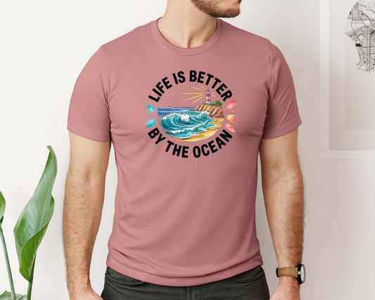 Life Is Better By The Ocean Graphic T-Shirt