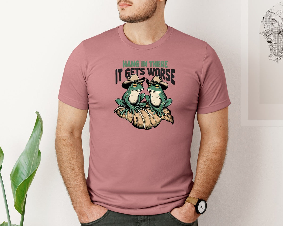 brand:Bella Canvas|color:Heather Mauve|Funny Quote Design Humorous Retro 2 Graphic T-Shirt