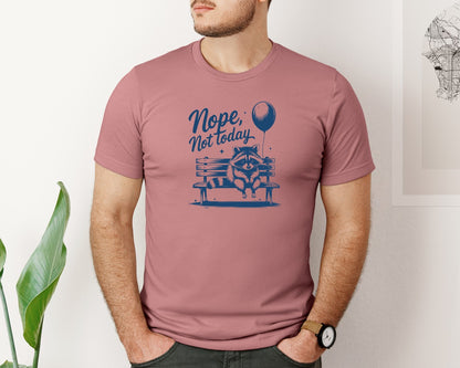 brand:Bella Canvas|color:Heather Mauve|Nope Not Today Design 47 Graphic T-Shirt