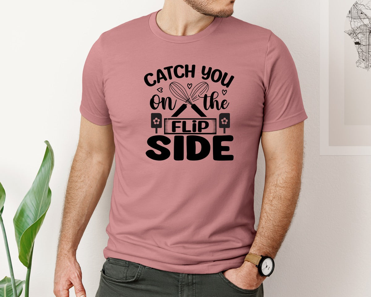brand:Bella Canvas|color:Heather Mauve|Funny Kitchen 17 Graphic T-Shirt