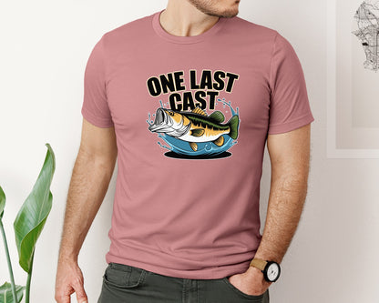 brand:Bella Canvas|color:Heather Mauve|Fishing 196 Graphic T-Shirt