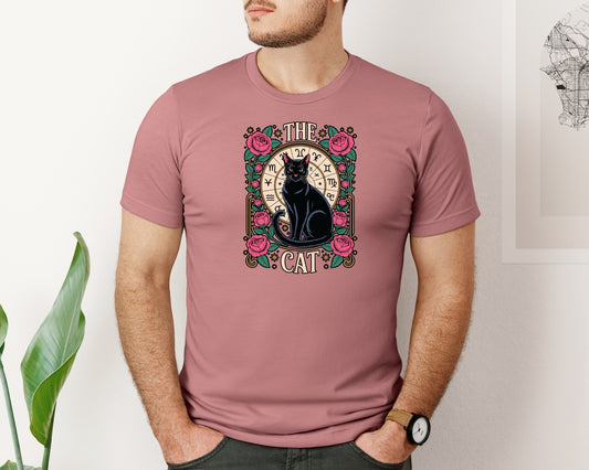 Hippie Cat Graphic T-Shirt