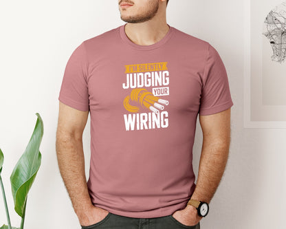 brand:Bella Canvas|color:Heather Mauve|Funny Electrician Quote Vector Design Graphic T-Shirt