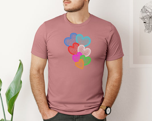 Love Rhinestone Templates Design 53 Graphic T-Shirt