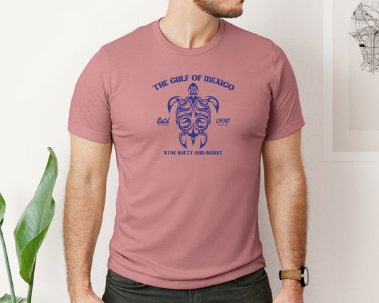 Gulf Of Mexico Turtle T Shirt Design Graphic T-Shirt
