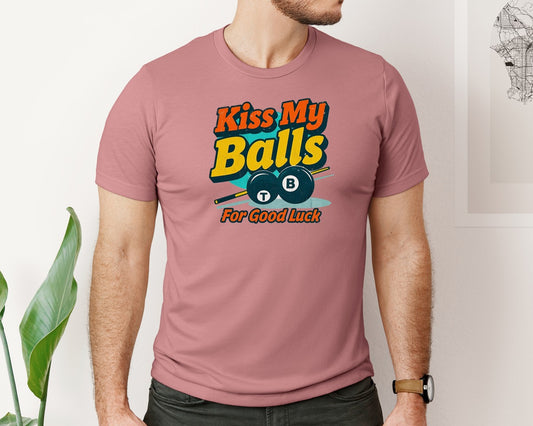 Retro Billiards Balls T Shirt Design Graphic T-Shirt