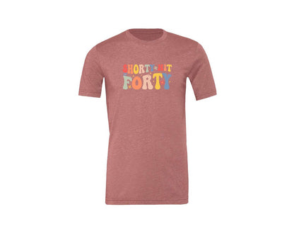 brand:Generic|color:Heather Mauve|Shorty Hit Forty 3 Graphic T-Shirt
