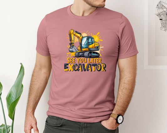 Excavator Graphic T-Shirt