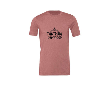 brand:Generic|color:Heather Mauve|Tantrum Princess Graphic T-Shirt