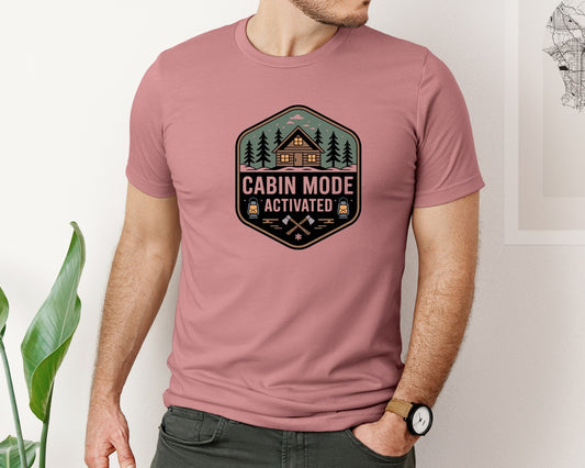 Cabin Mode Activated Adventure Graphic T-Shirt